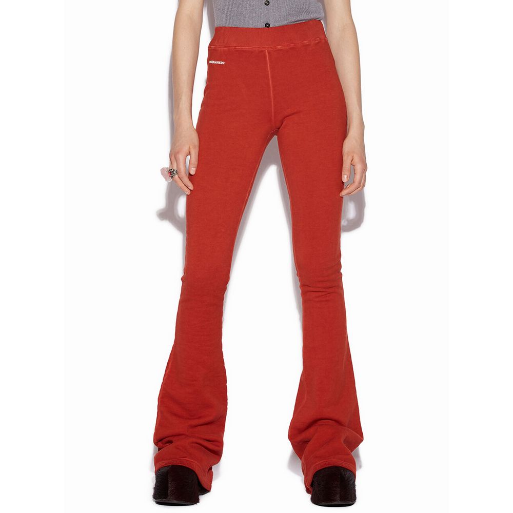 Dsquared² Red cotton jeans &amp; trousers