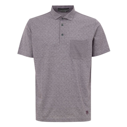 Corneliani purple cotton polo shirt