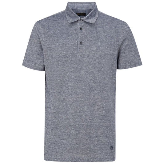 Corneliani Gray Linen Polo Shirt