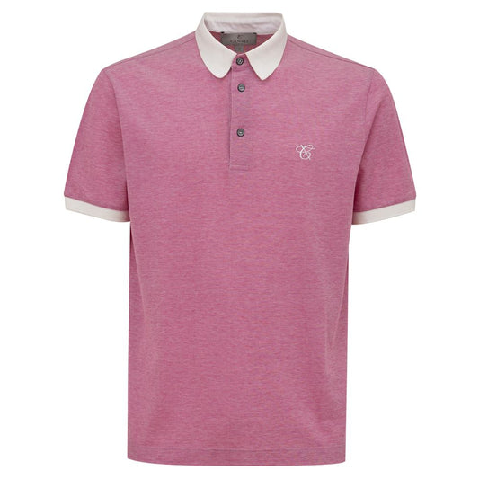 Canali Rosa Baumwoll-Poloshirt