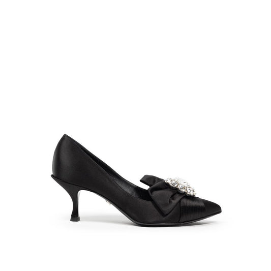 Dolce &amp; Gabbana Black Viscose Pumps