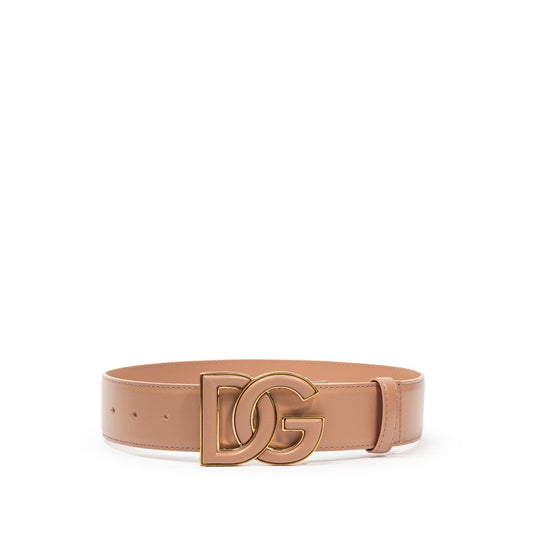 Dolce &amp; Gabbana Pink Leather Belt