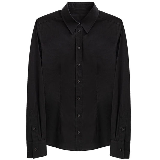 Dolce &amp; Gabbana Black Cotton Shirt