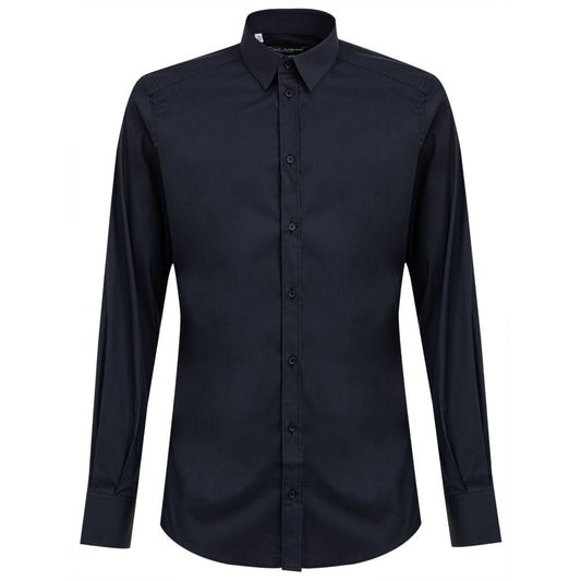 Dolce &amp; Gabbana Blue Cotton Shirt