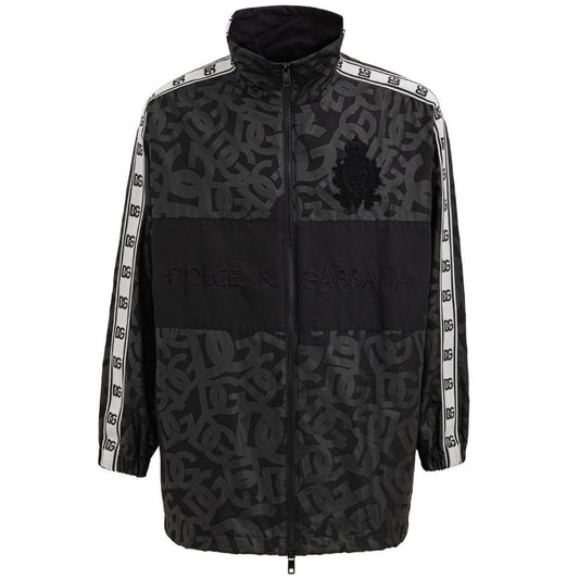 Dolce & Gabbana Schwarze Polyester-Jacke