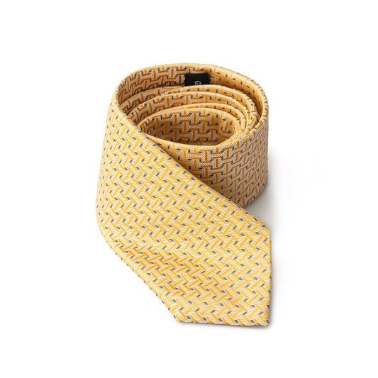 Giorgio Armani Yellow Silk Ties &amp; Bow Ties