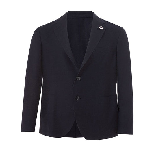 Elegant Lardini jacket made of blue cotton