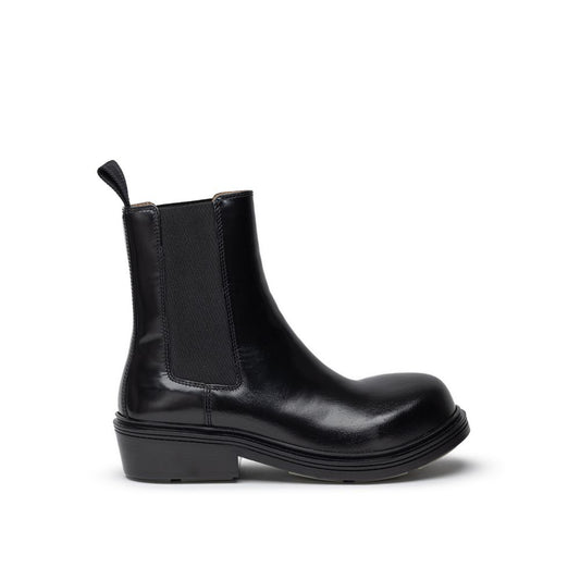 Bottega Veneta Black Leather Boots