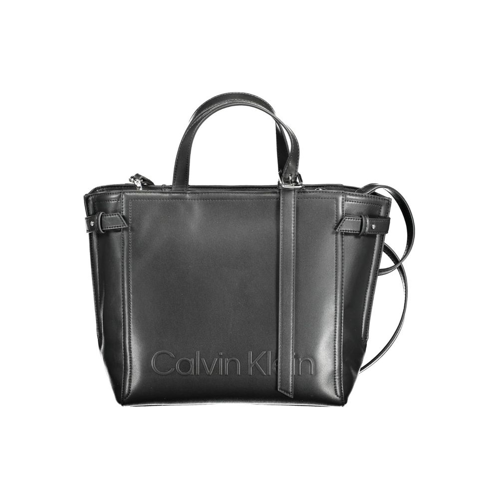 Calvin Klein Schwarz Polyester Frauen Handtasche