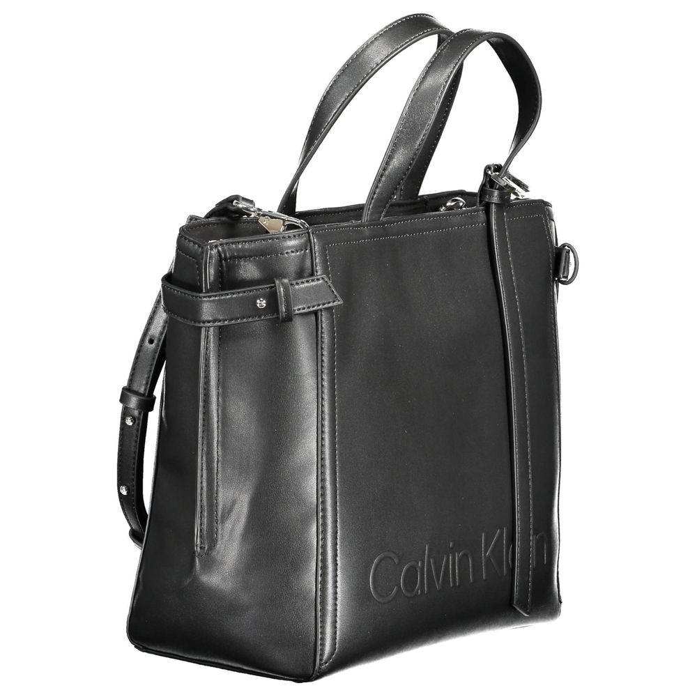 Calvin Klein Schwarz Polyester Frauen Handtasche