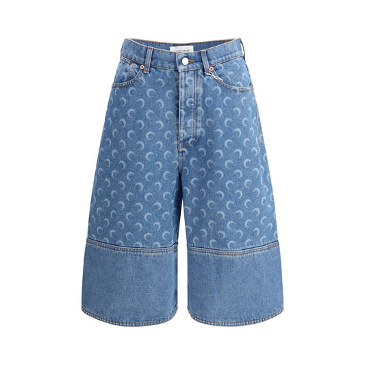 Marine Serre Bermuda Moon Shorts