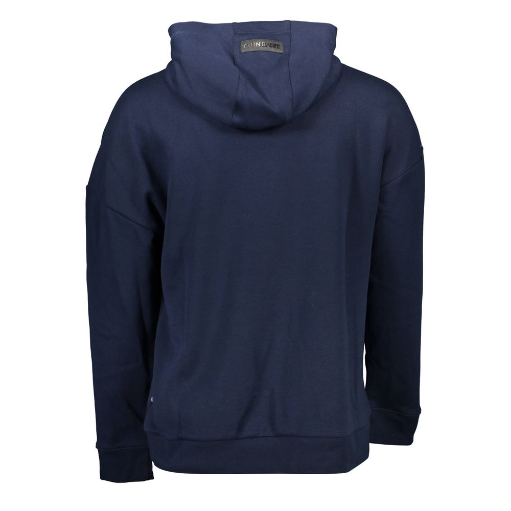 Plein Sport Blauer Baumwollpullover für Männer