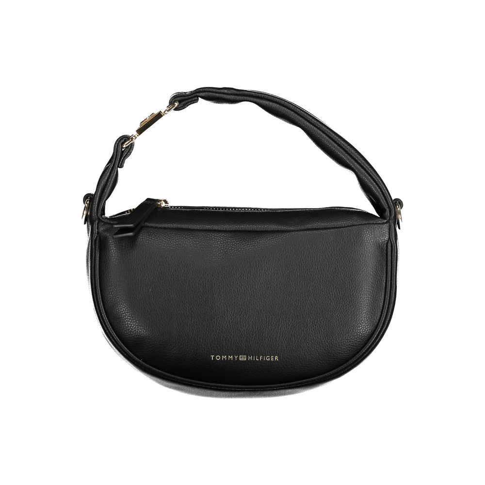 Tommy Hilfiger Schwarze Polyester Handtasche