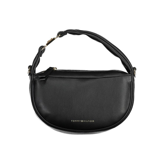 Tommy Hilfiger Schwarze Polyester Handtasche