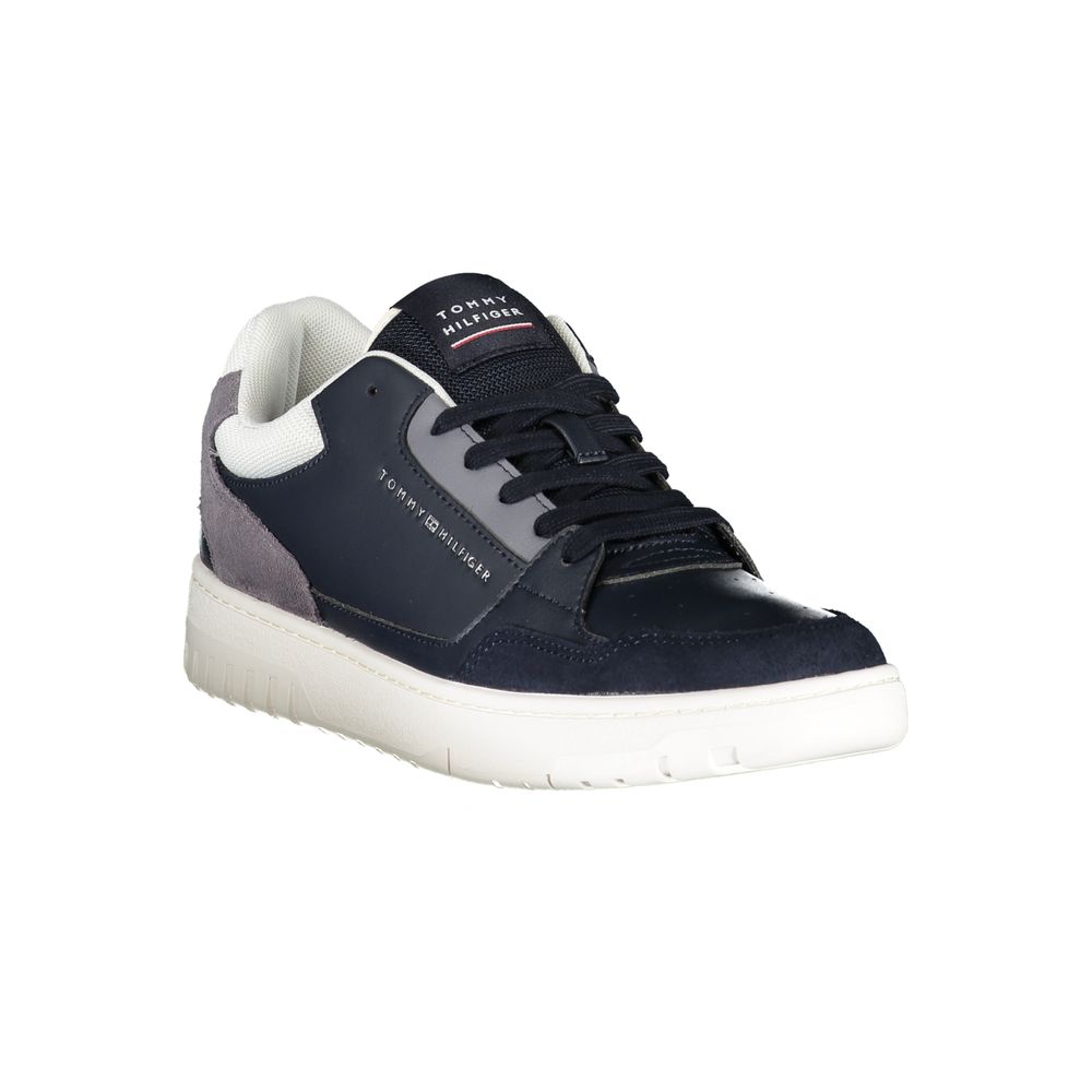 Tommy Hilfiger Blaue Polyethylen Herren Sneaker