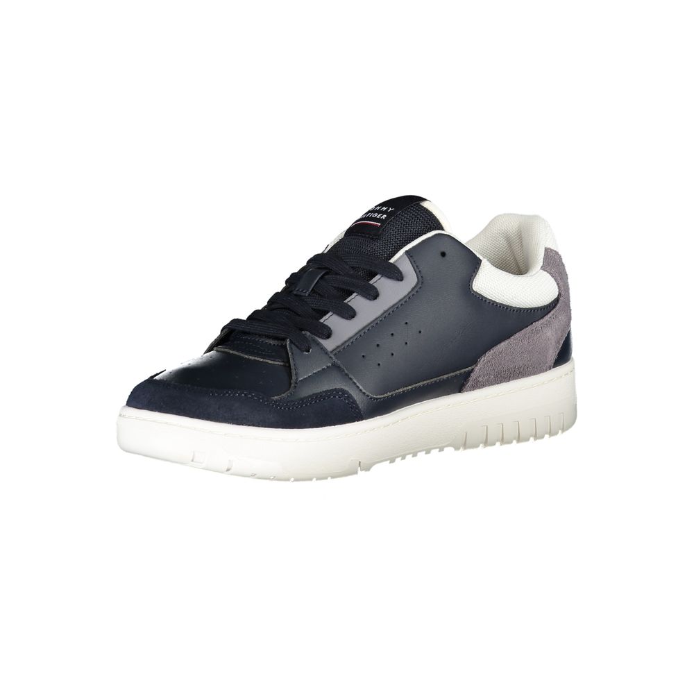 Tommy Hilfiger Blaue Polyethylen Herren Sneaker