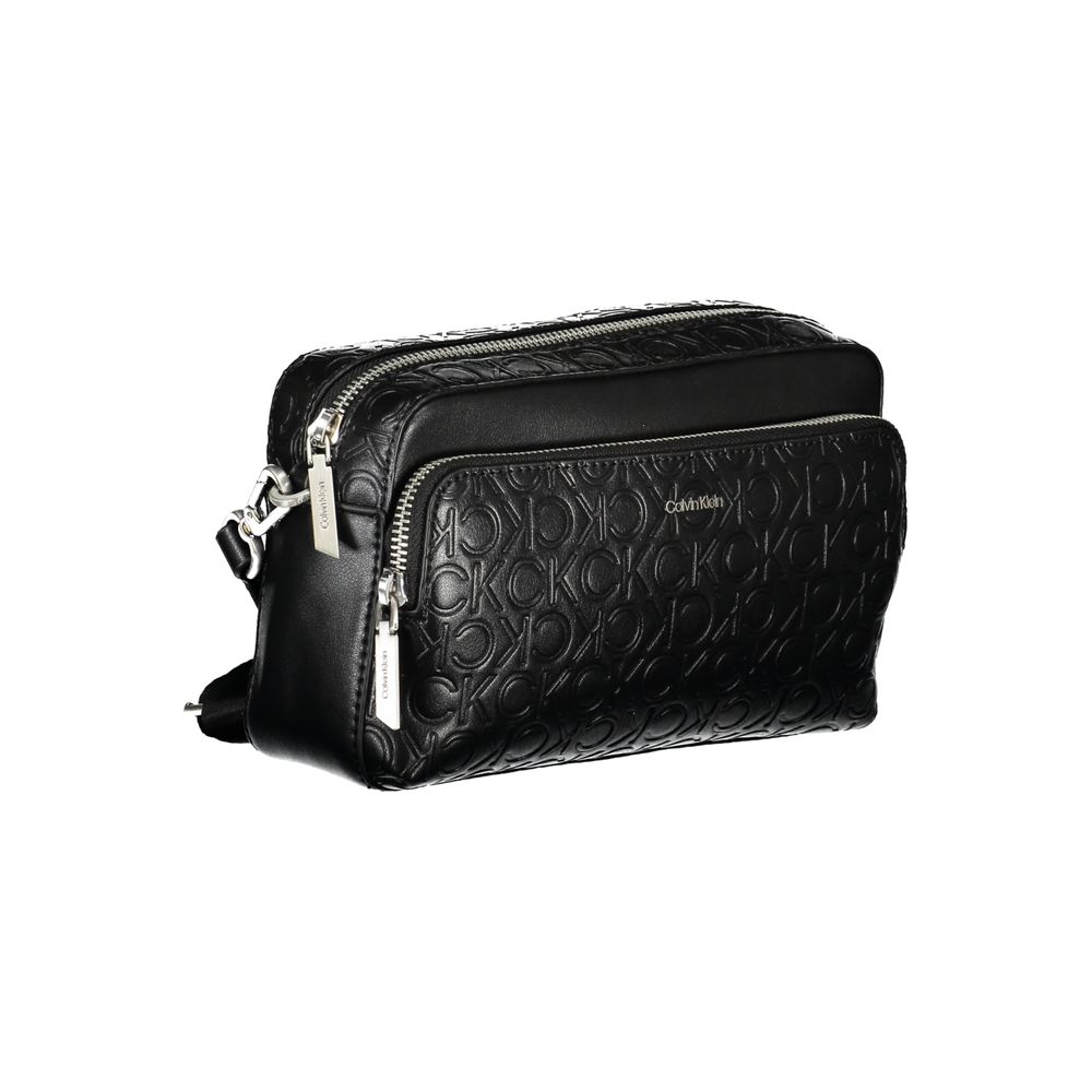 Calvin Klein Schwarze Polyester Handtasche