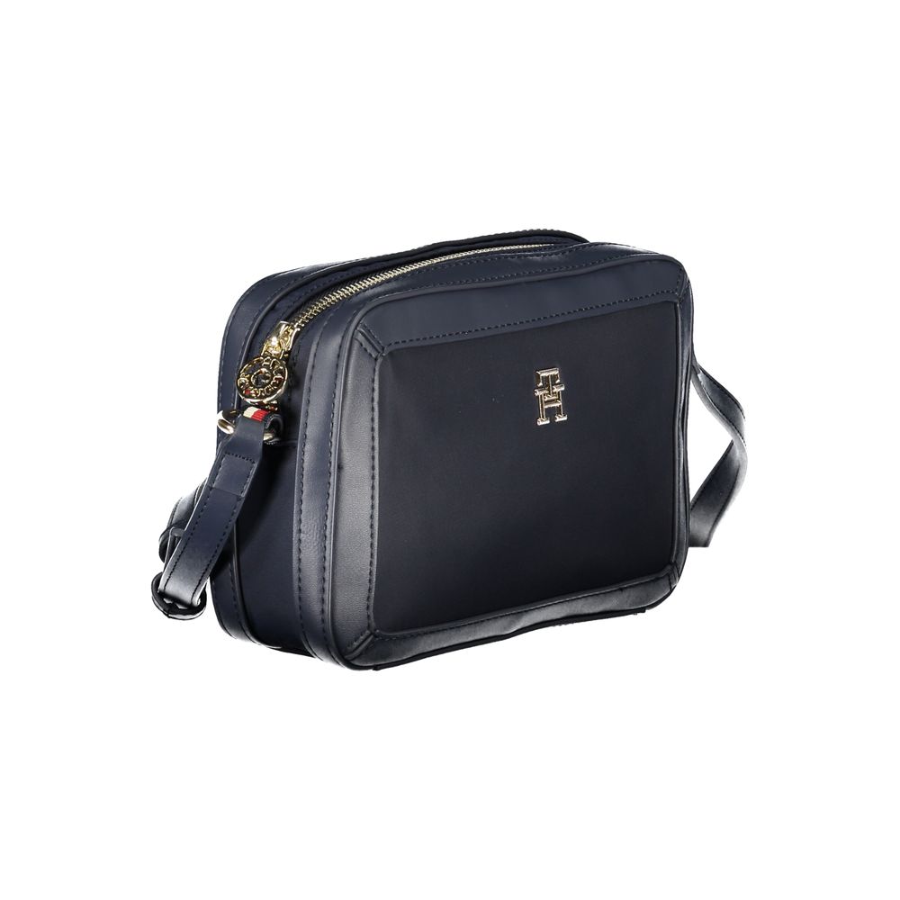 Tommy Hilfiger Blaue Polyester-Handtasche