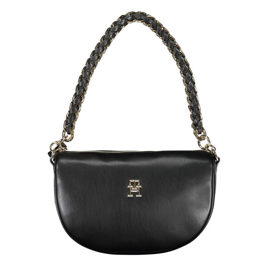 Tommy Hilfiger Schwarze Polyethylen-Handtasche