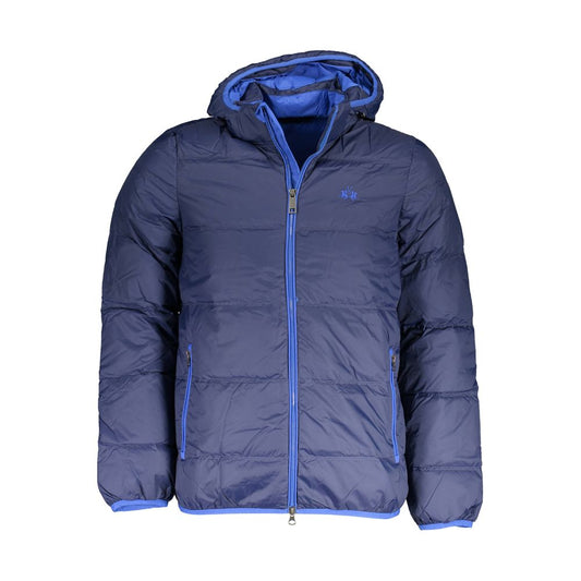 La Martina Blaue Polyamid Herren Jacke