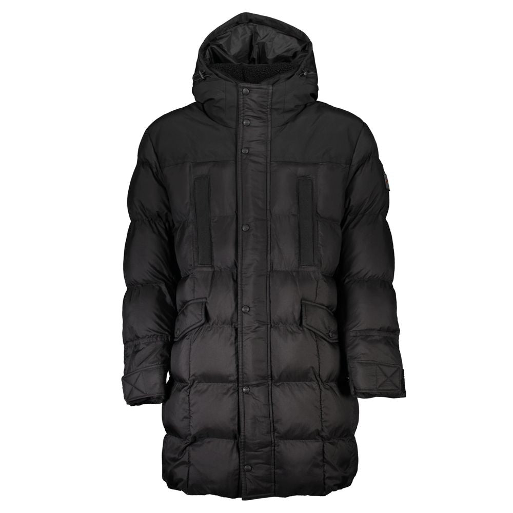 Hugo Boss Schwarze Polyamid Herren Jacke