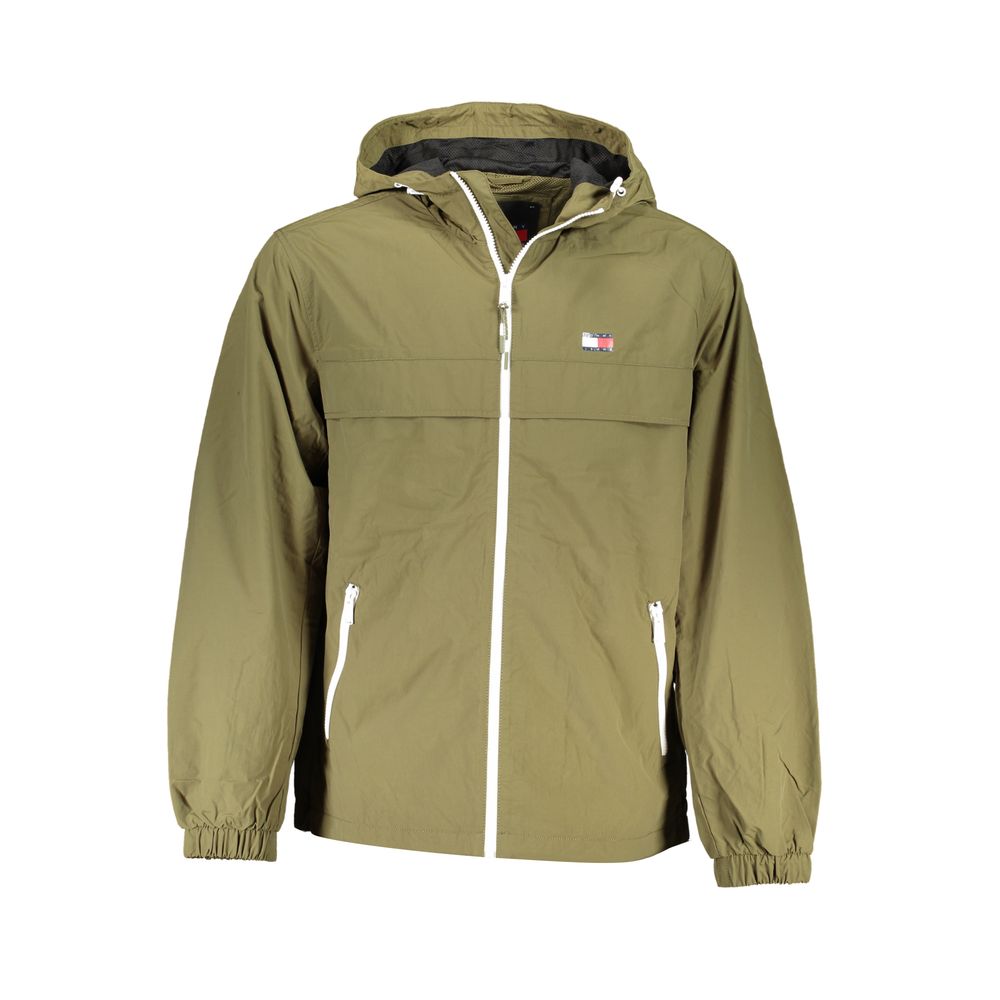 Tommy Hilfiger Grüne Polyamid-Jacke