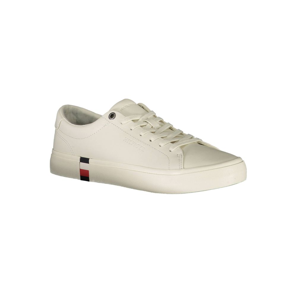 Tommy Hilfiger Weißes Leder Herren Sneaker