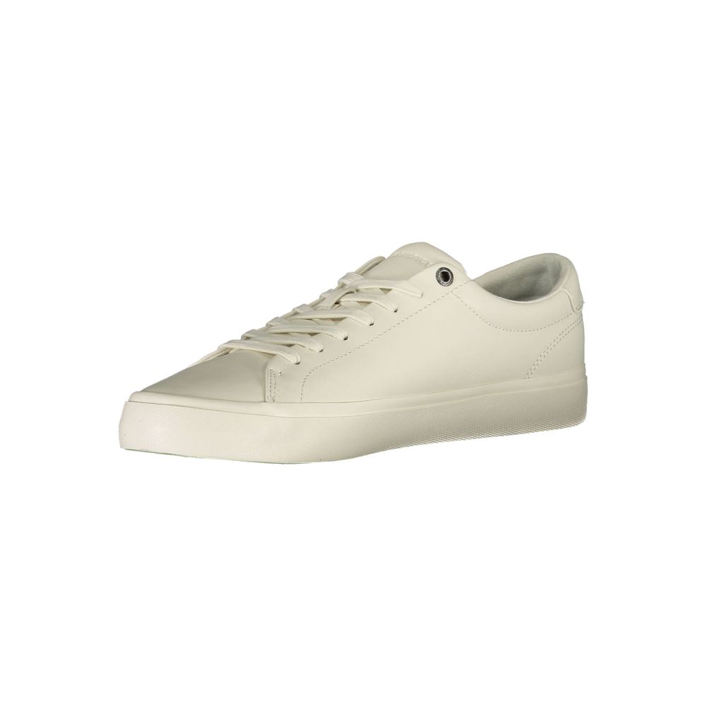 Tommy Hilfiger Weißes Leder Herren Sneaker