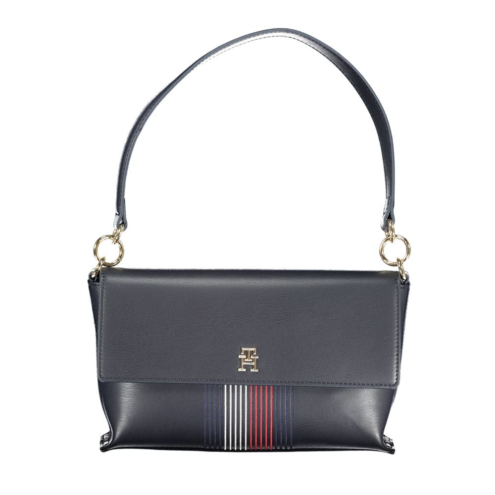 Tommy Hilfiger Blaue Polyethylen-Handtasche