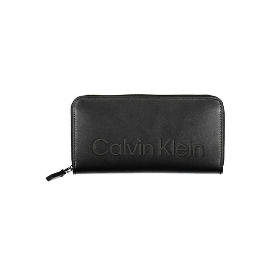 Calvin Klein Schwarzes Polyethylen Portemonnaie für Frauen