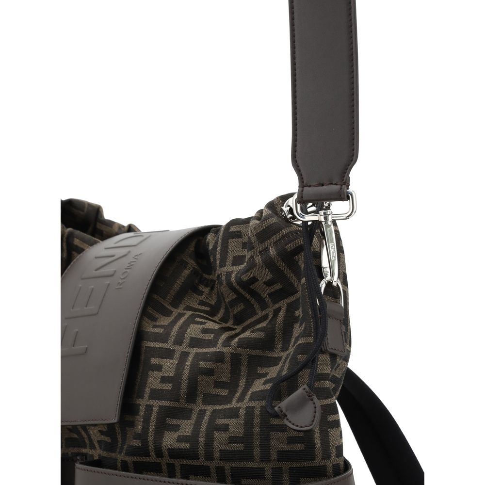 Fendi FF-Muster Rucksack