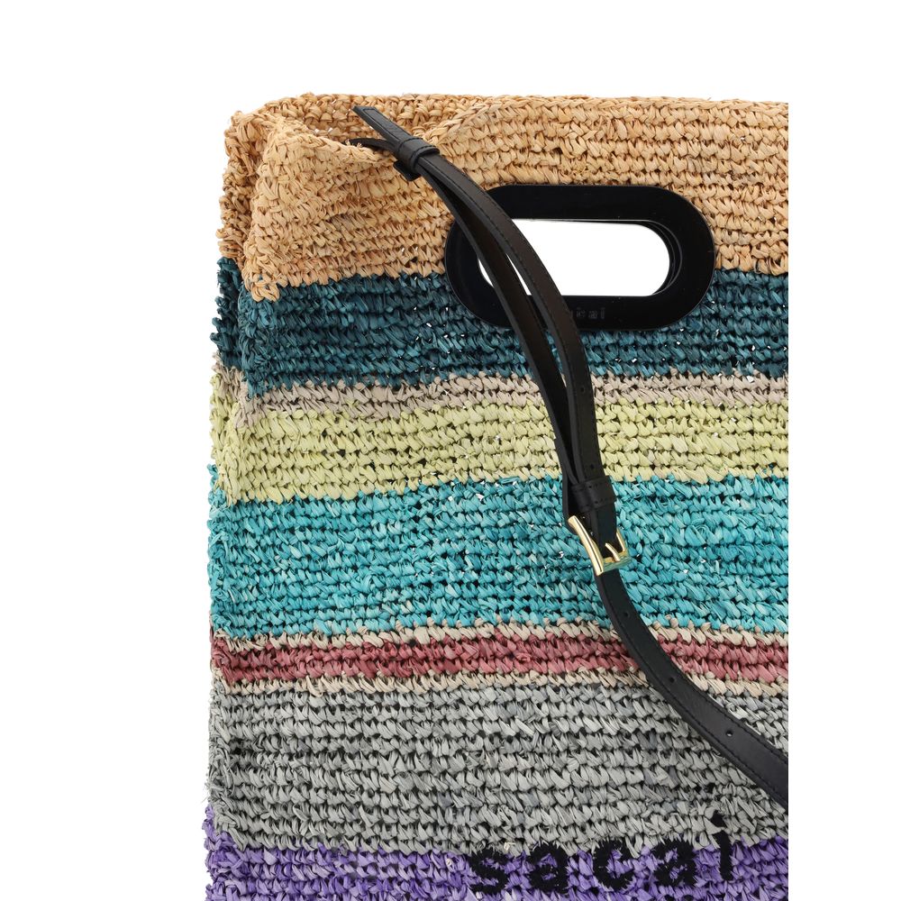 Sacai Raffia Handtasche