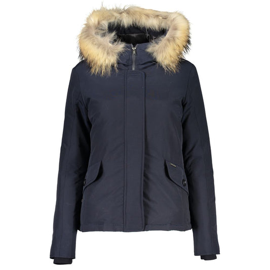 Woolrich Blaue Baumwolle Jacken & Mantel