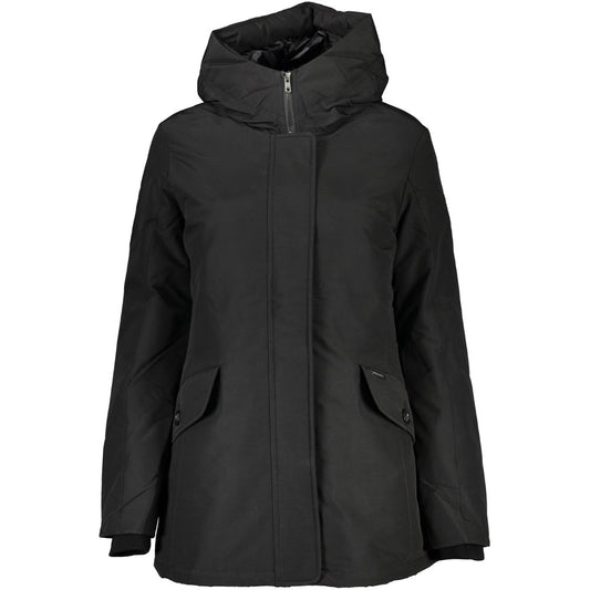 Woolrich Schwarze Baumwolle Jacken & Mantel