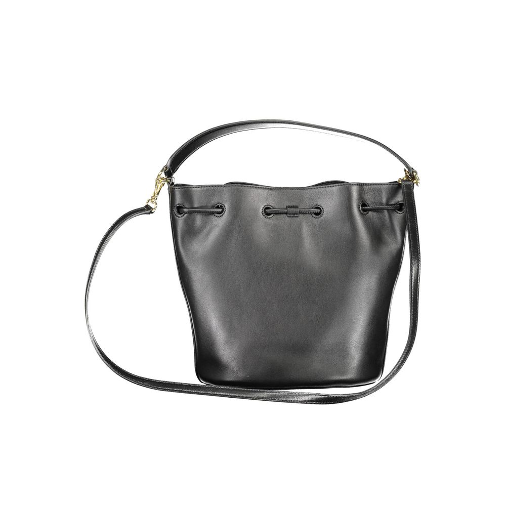 Ralph Lauren Schwarze Lederhandtasche