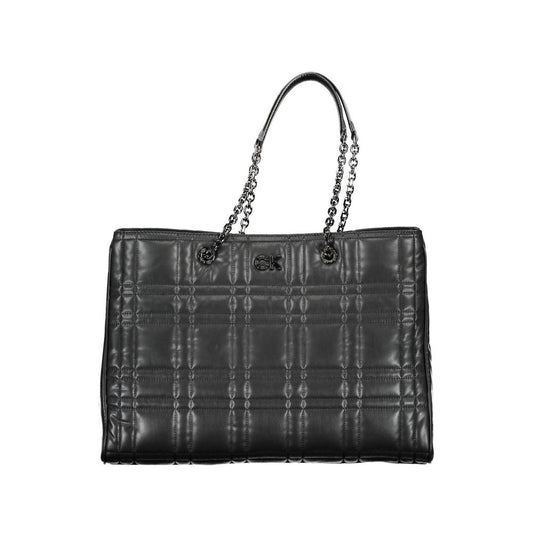 Calvin Klein Schwarz Polyester Frauen Handtasche