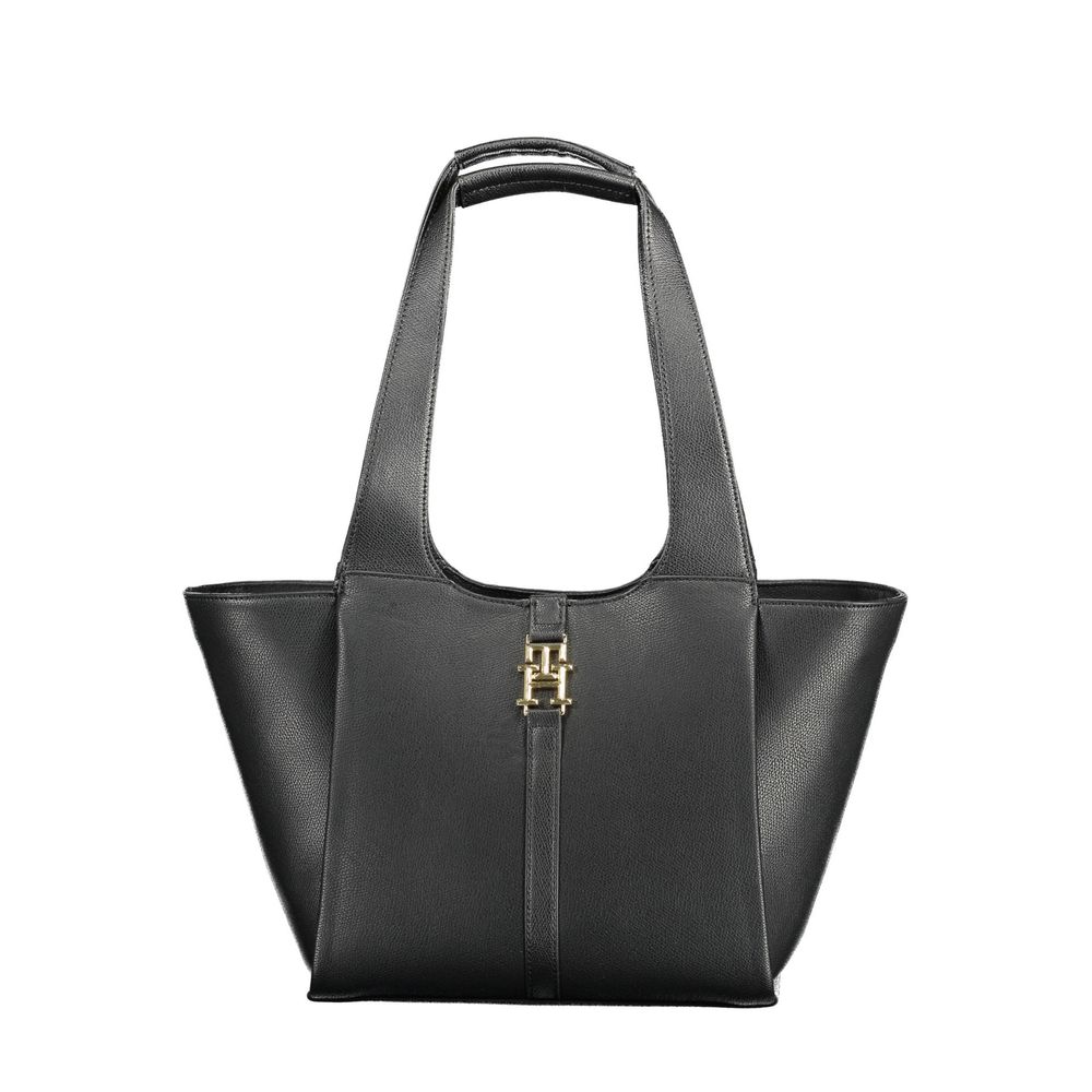 Tommy Hilfiger Schwarz Polyethylen Frauen Handtasche