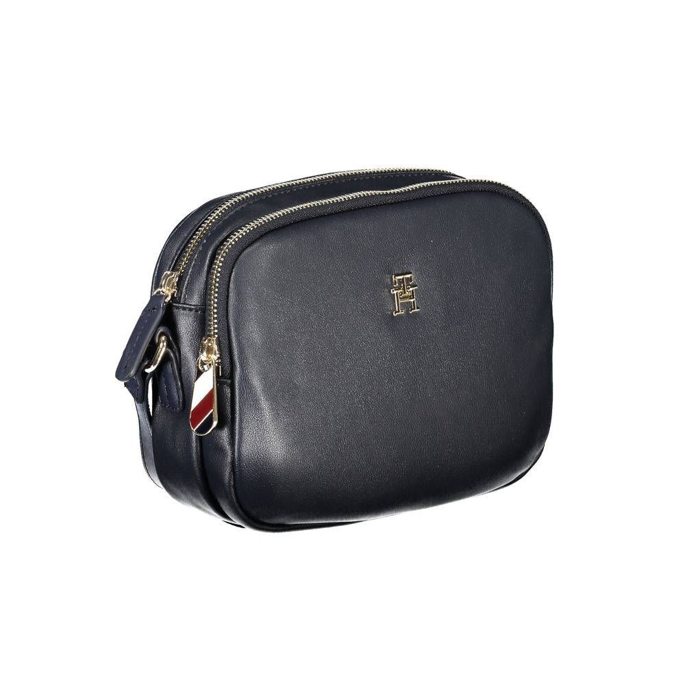 Tommy Hilfiger Blaue Polyester-Handtasche