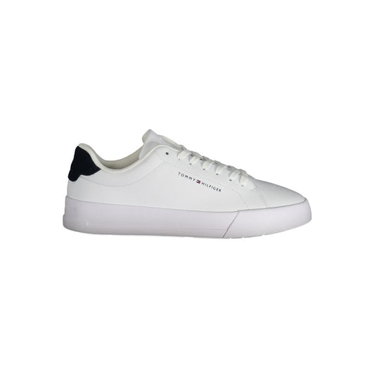 Tommy Hilfiger Weißes Polyethylen Herren Sneaker