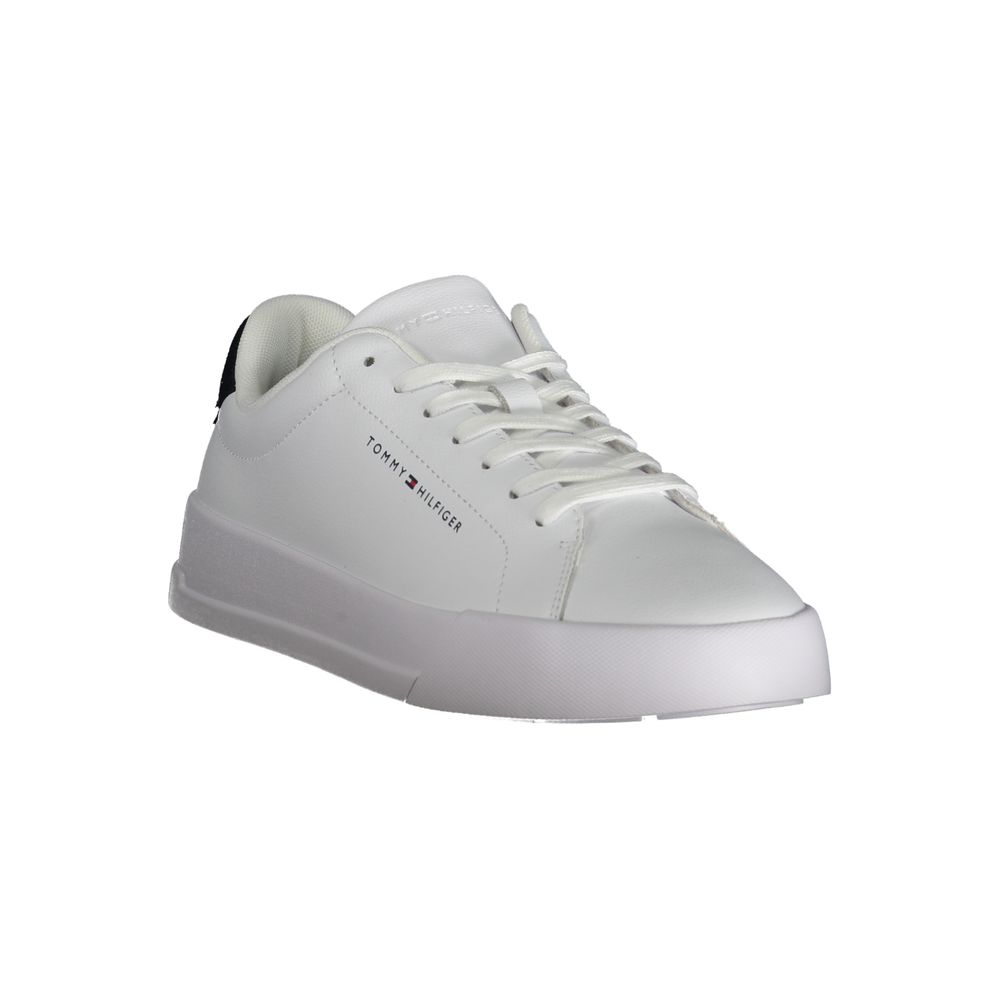 Tommy Hilfiger Weißes Polyethylen Herren Sneaker