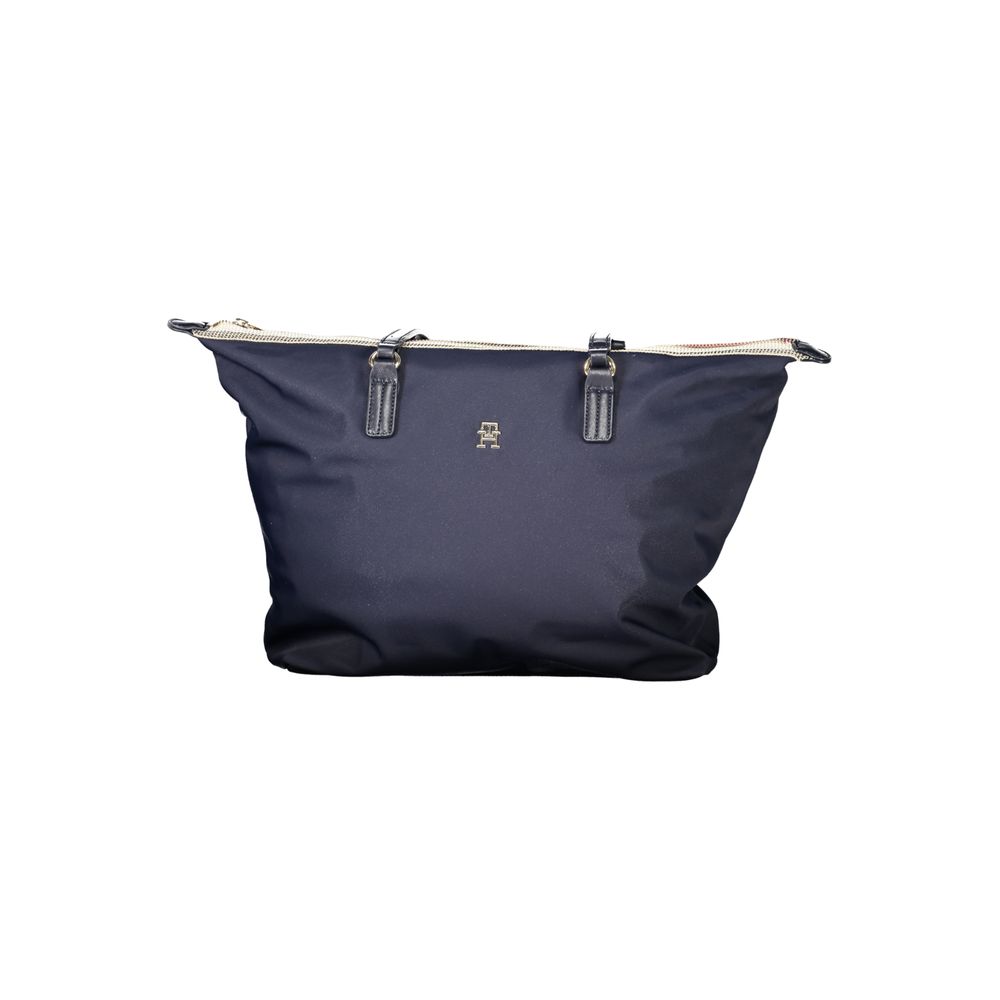 Tommy Hilfiger Blaue Handtasche aus recyceltem Polyester für Frauen