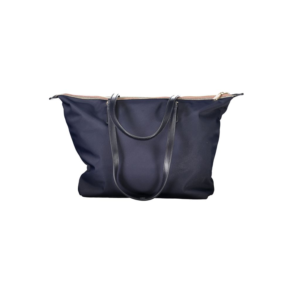 Tommy Hilfiger Blaue Handtasche aus recyceltem Polyester für Frauen