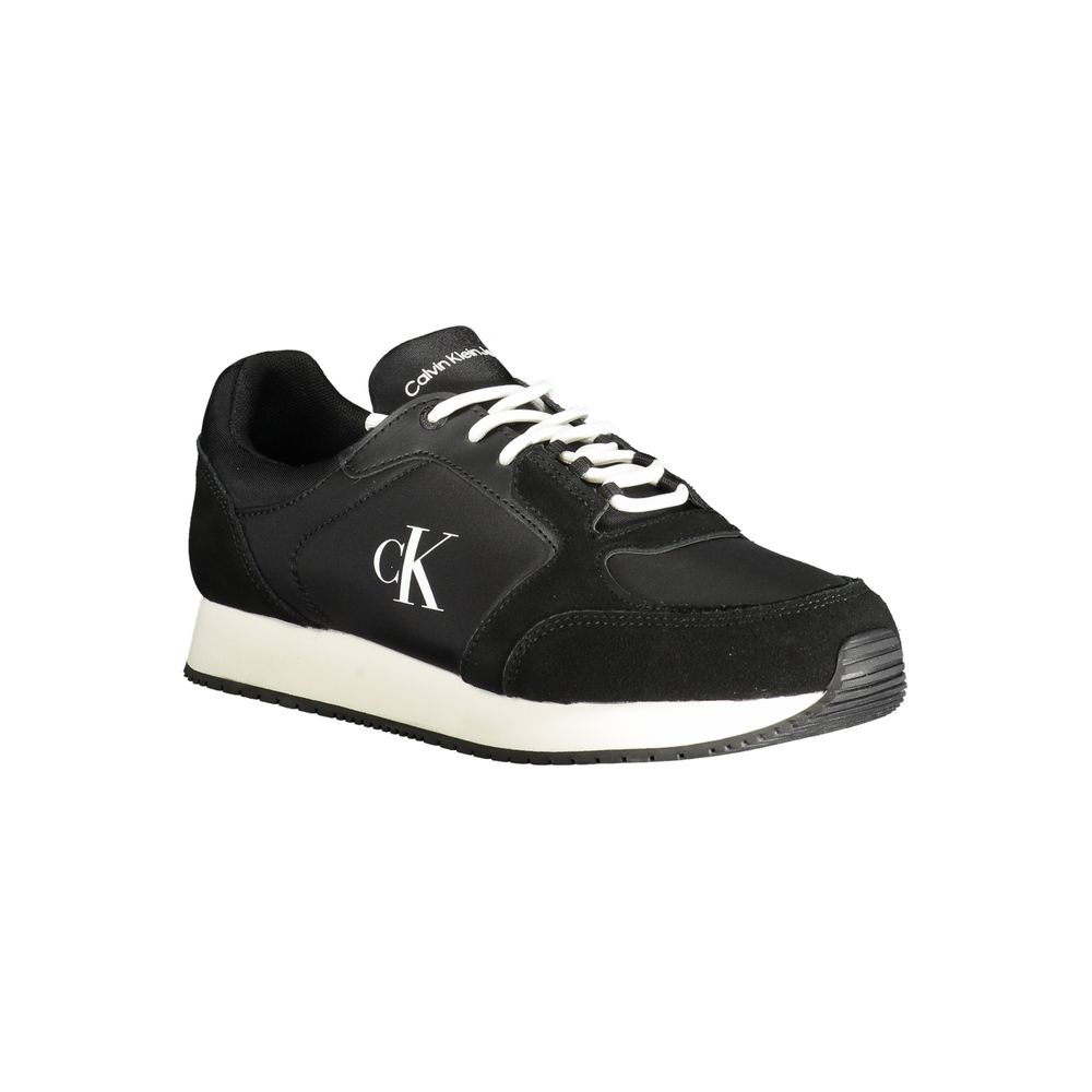 Calvin Klein Schwarzes Polyethylen Herren Sneaker