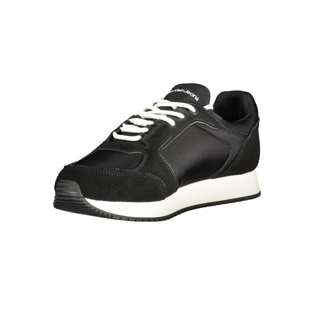 Calvin Klein Schwarzes Polyethylen Herren Sneaker