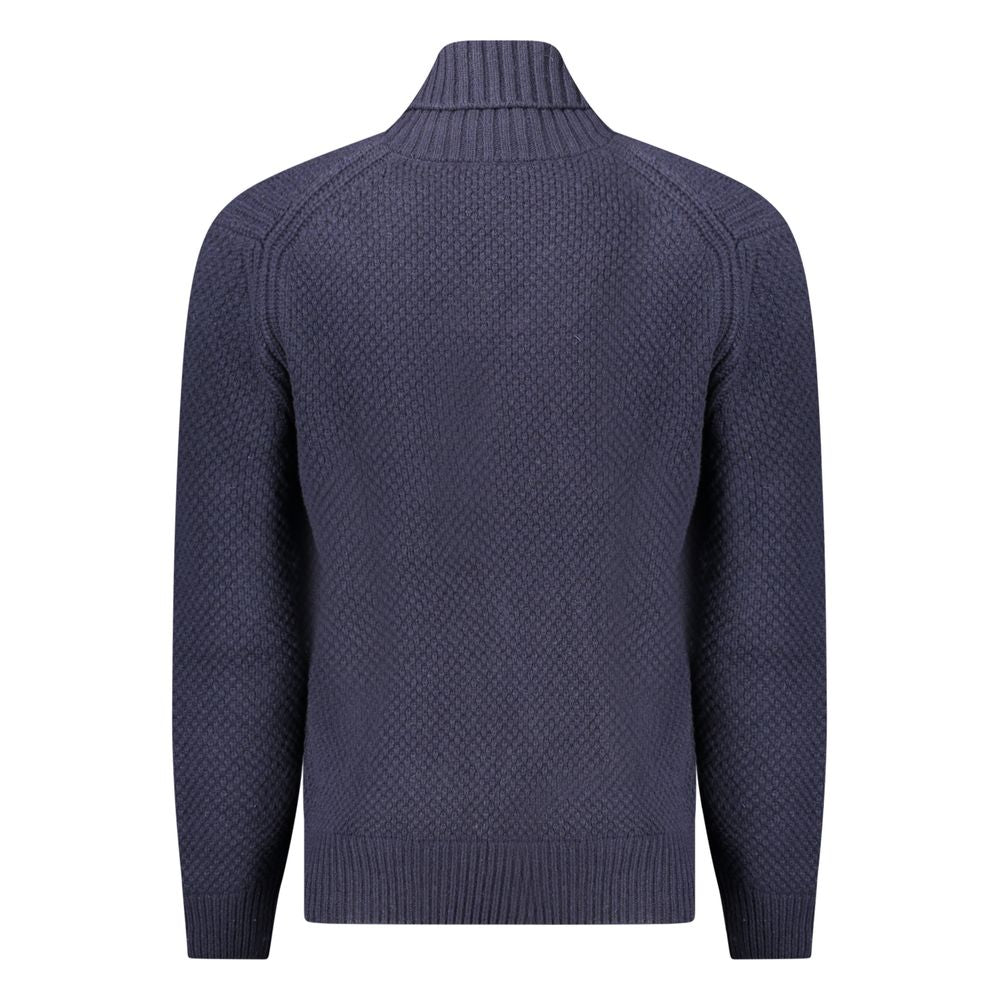 Hugo Boss Blauer Pullover aus Wolle für Männer