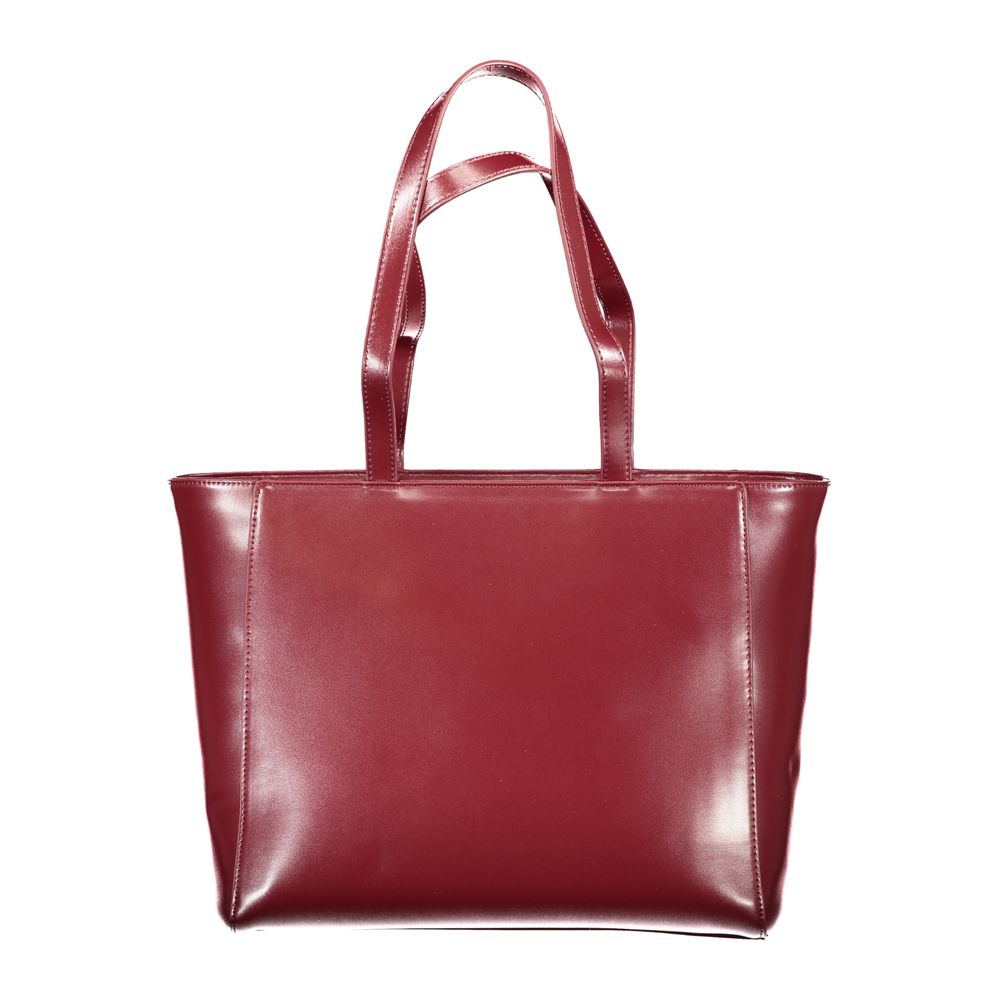 Valentino Bags Rote Polyethylen Frauen Handtasche