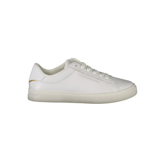 Tommy Hilfiger Weißes Polyethylen Damen Sneaker