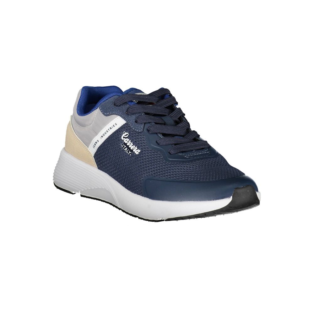 Carrera Blaue ECO Leder Herren Sneaker