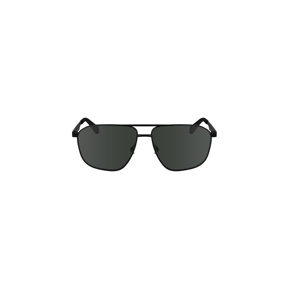 Calvin Klein Schwarze Metall-Sonnenbrille