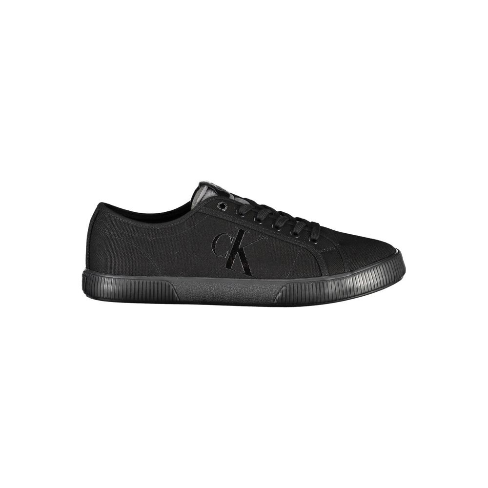 Calvin Klein Schwarz Baumwolle Männer Sneaker